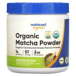 Nutricost, органический порошок матча, церемониальный класс, 57 г (2 унции)