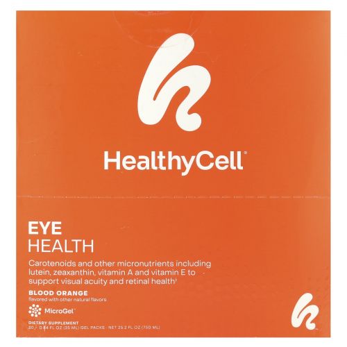 HealthyCell, Eye Health, кровавый апельсин, 30 гелевых пакетиков по 25 мл (0,84 жидк. Унции)