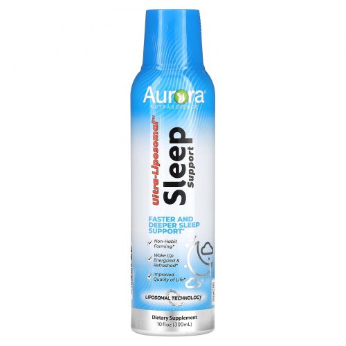 Aurora Nutrascience, Ультралипосомальная поддержка сна, 300 мл (10 жидк. Унций)