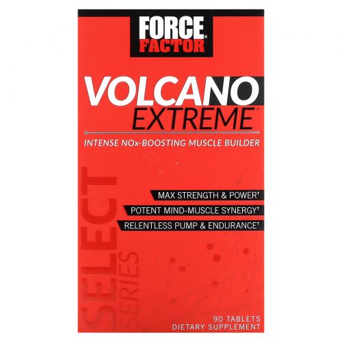 Force Factor, Select Series, Volcano Extreme, 90 таблеток