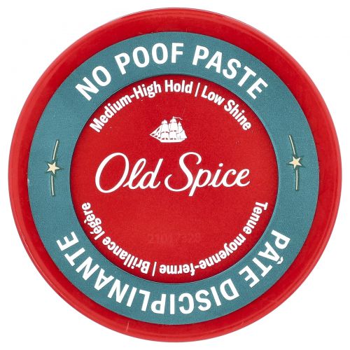 Old Spice, Паста без пуфа, средняя и высокая фиксация, 63 г (2,22 унции)