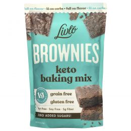 Livlo, Brownies, Keto Baking Mix,  9 oz (256 g)