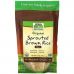 Now Foods, Органический пророщенный бурый рис, 16 унций (454 г)