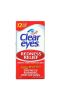 Clear Eyes, Redness Relief, Глазные капли смазывающее / снимающее покраснение, 0,5 жидких унций (15 мл)