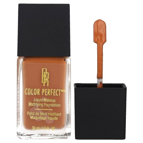 Black Radiance, Color Perfect, жидкий матирующий тональный крем, 8414 брауни, 30 мл (1 жидк. унция)