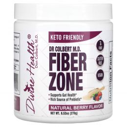 Divine Health, Dr. Coliber MD Fiber Zone, натуральные ягоды, 270 г (9,52 унции)