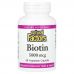 Natural Factors, Biotin, 5,000 mcg, 60 Vegetarian Capsules