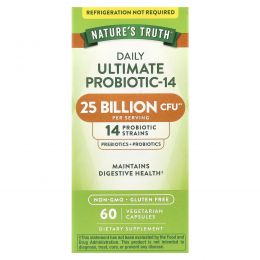 Nature's Truth, Ultimate Probiotic-14, 25 Billion, 60 Quick Release Capsules