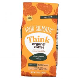 Four Sigmatic, Кофейно-грибная смесь, помол темной обжарки, 12 унц. (340 г)