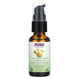 Now Foods, Solutions, Certified Organic & 100% Pure Marula Oil, 1 fl oz (30 ml)