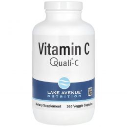 Lake Avenue Nutrition, Витамин C, с Quali-C, 1000 мг, 365 вегетарианских капсул