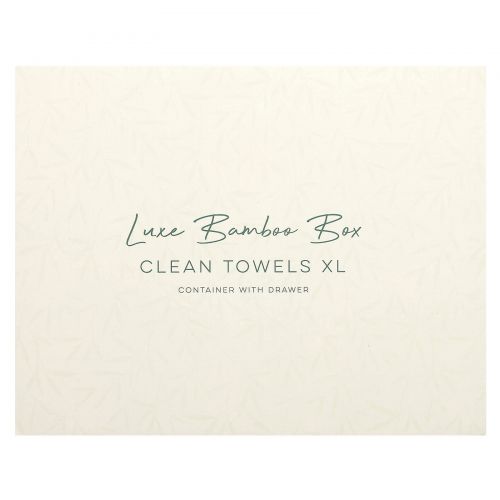 Clean Skin Club, Luxe Bamboo Box, чистые полотенца, размер XL, 50 шт.