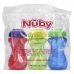 Nuby, No Spill Flex Straw Cups, 12+ M, 3 Pack, 10 oz (300 ml) Each