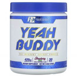 Ronnie Coleman, Signature Series, Yeah Buddy, энергетический порошок перед тренировкой, клубника и киви, 270 г (9,5 унции)