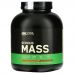 Optimum Nutrition, Serious Mass, высокопротеиновая добавка для наращивания веса, шоколад, арахисовое масло, 6 фунтов (2,72 кг)