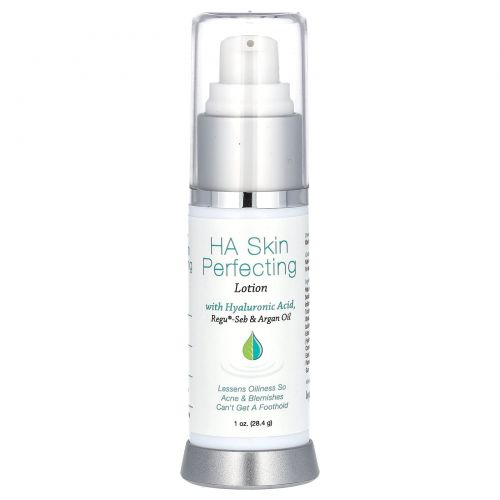 Hyalogic LLC, HA Skin Perfecting Lotion, лосьон для улучшения состояния кожи с гиалуроновой кислотой, без отдушки, 28,4 г (1 унция)