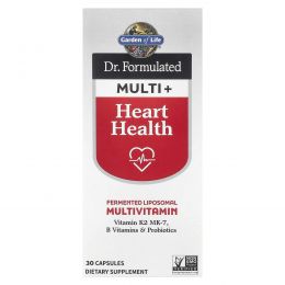 Garden of Life, Тереза Formated Multi +, Heart Health, 30 капсул