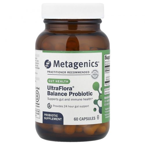 Metagenics, UltraFlora® Balance Probiotic, 60 Capsules