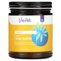 Life Flo Health, Чистое масло ши для ухода за кожей, 266 мл