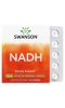 Swanson, NADH, перечная мята, 10 мг, 30 пастилок