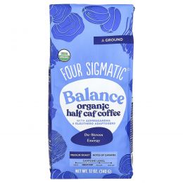 Four Sigmatic, Adaptogen Ground Coffee with Ashwagandha, Medium Roast, 12 oz (340 g)