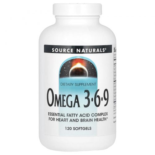Source Naturals, Omega 3·6·9, 120 Softgels