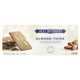 Jules Destrooper, Almond Thins Cookies, 3.5 oz (100 g)