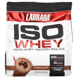 Labrada Nutrition, ISO LeanPro, 100% изолят сывороточного белка, шоколад, 5 фунтов (2268 г)