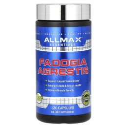 ALLMAX, Essentials, фадогия гребенчатая, 120 капсул