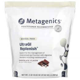 Metagenics, UltraGI Replenish®, шоколад, 1350 г (47,62 унции)