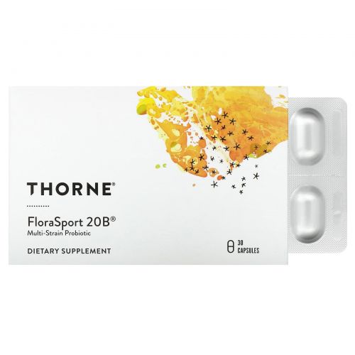 Thorne Research, FloraSport 20B, 30 Capsules