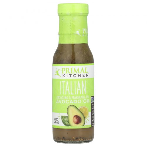 Primal Kitchen, Italian Vinaigrette & Marinade Made With Avocado Oil, 8 fl oz (236 ml)