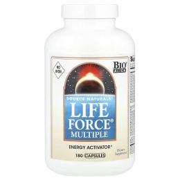 Source Naturals, Сила жизни, без железа, 180 капсул