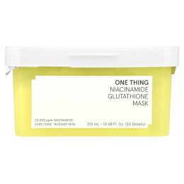 One Thing, Маска с ниацинамидом и глутатионом, 30 шт., 310 мл (10,48 жидк. Унции)