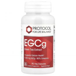 Protocol for Life Balance, EGCg Green Tea Extract, 90 Veg Capsules