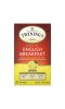 Twinings, English Breakfast, черный чай, лимон, 20 чайных пакетиков 40 г (1,41 унции)