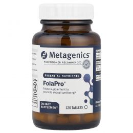Metagenics, FolaPro®, 1330 мкг, 120 таблеток