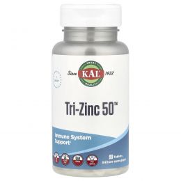 KAL, Tri-Zinc 50, 90 таблеток