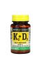 Mason Naturals, K2 Плюс D3, 100 мкг/1000 МЕ, 100 таблеток