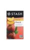Stash Tea, Черный чай, персик, 20 чайных пакетиков, 38 г (1,3 унции)