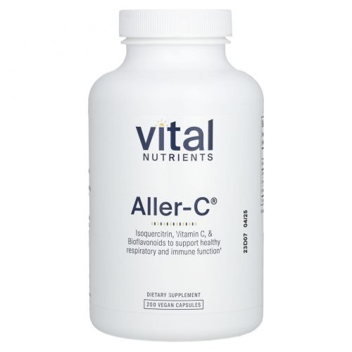 Vital Nutrients, Aller-C, 200 Vegetarian Capsules