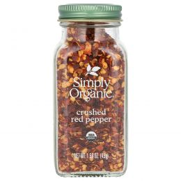 Simply Organic, Молотый красный перец, 1,59 унции (45 г)