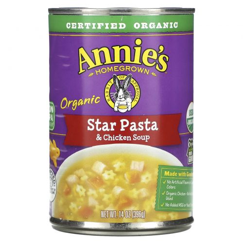 Annie's Homegrown, Органическая паста с курицей, 396 г (14 унций)