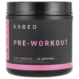 Kaged Muscle, PRE-KAGED, Pre-Workout Primer, Pink Lemonade,  1.30 lb (588 g)