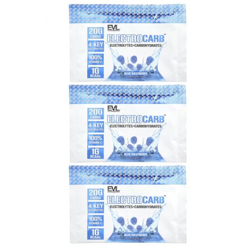 EVLution Nutrition, ElectroCarb ™, голубая малина, 30 г (1,1 унции)