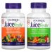 Natrol, JuiceFestiv, потрясающая суперпитательная добавка из фруктов и овощей, 2 банки по 60 капсул