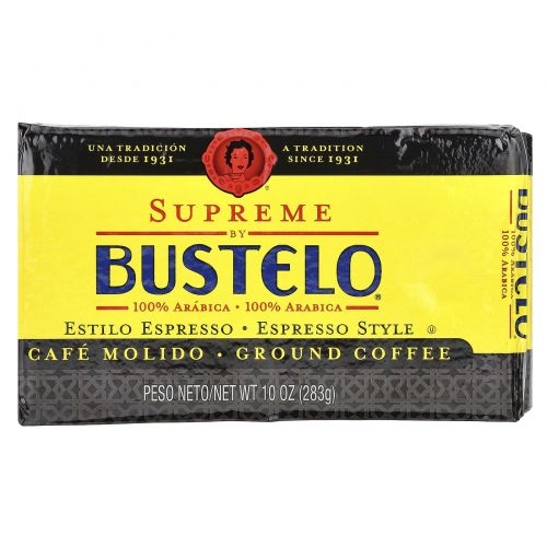 Cafe Bustelo, Supreme by Bustelo, молотый кофе, 283 г (10 унций)