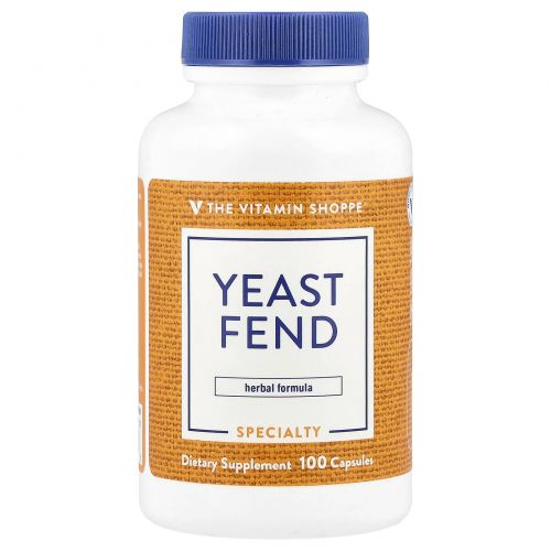 The Vitamin Shoppe, Дрожжи Fend, 100 капсул