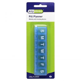 Ezy Dose, еженедельный органайзер для таблеток с замком, маленькие, 1 шт.