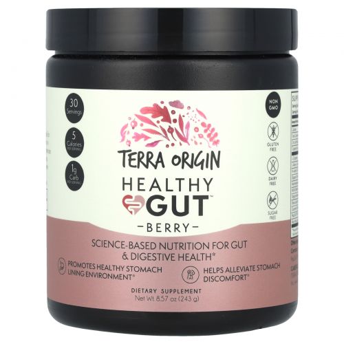 Terra Origin, Healthy Gut, Berry, 8.57 oz (243 g)